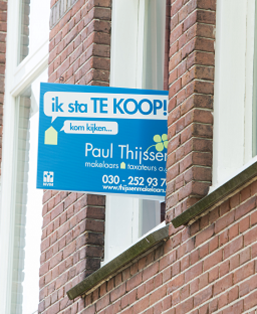 Paul Thijssen makelaars Utrecht - Te koop bord